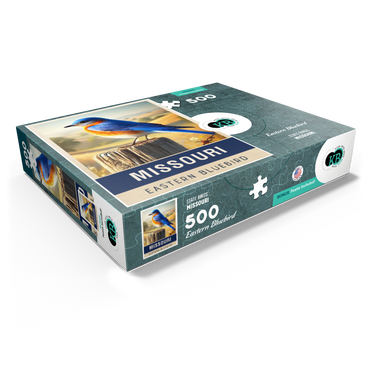 State Birds Series: Missouri, Eastern Bluebird 500 Jigsaw Puzzle box view1