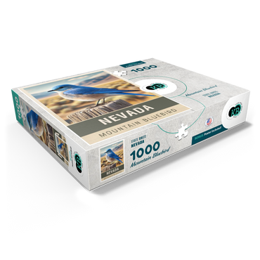 State Birds Series: Nevada, Mountain Bluebird 1000 Jigsaw Puzzle box view1
