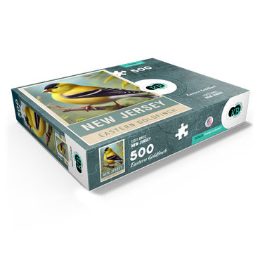 State Birds Series: New Jersey, Eastern Goldfinch 500 Jigsaw Puzzle box view1