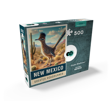 State Birds Series: New Mexico, Greater Roadrunner 500 Jigsaw Puzzle box view2