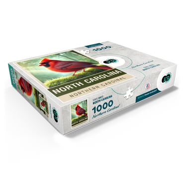 State Birds Series: North Carolina, Northern Cardinal 1000 Jigsaw Puzzle box view1
