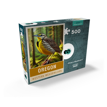 State Birds Series: Oregon, Western Meadowlark 500 Jigsaw Puzzle box view2