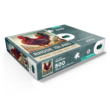 State Birds Series: Rhode Island, Rhode Island Red Hen 500 Jigsaw Puzzle box view1