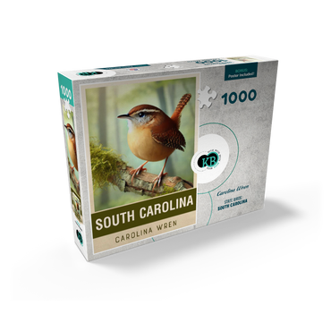 State Birds Series: South Carolina, Carolina Wren 1000 Jigsaw Puzzle box view2