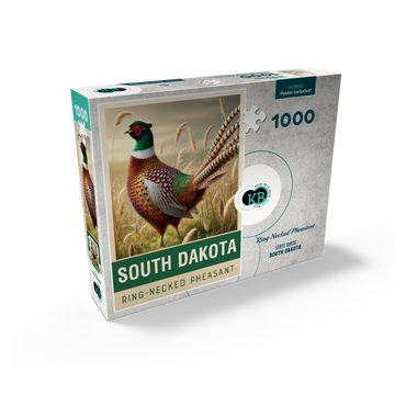 State Birds Series: South Dakota, Ring-necked Pheasant 1000 Jigsaw Puzzle box view2