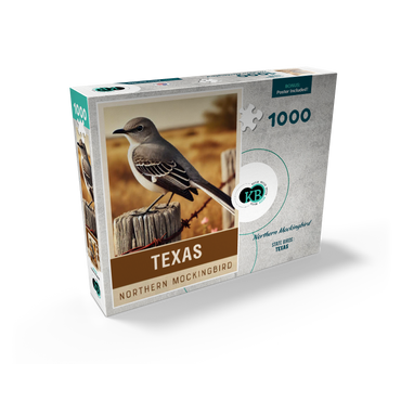 State Birds Series: Texas, Northern Mockingbird 1000 Jigsaw Puzzle box view2