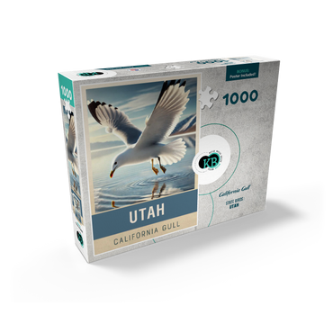State Birds Series: Utah, California Gull 1000 Jigsaw Puzzle box view2