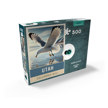 State Birds Series: Utah, California Gull 500 Jigsaw Puzzle box view2