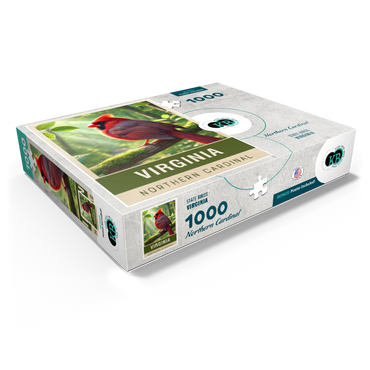 State Birds Series: Virginia, Northern Cardinal 1000 Jigsaw Puzzle box view1