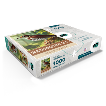 State Birds Series: Washington D.C., Wood Thrush 1000 Jigsaw Puzzle box view1