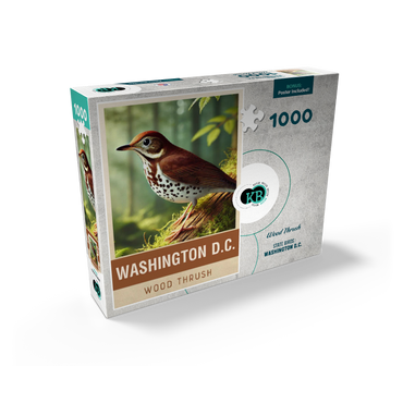 State Birds Series: Washington D.C., Wood Thrush 1000 Jigsaw Puzzle box view2