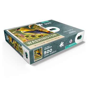 State Birds Series: Washington, Willow Goldfinch 500 Jigsaw Puzzle box view1