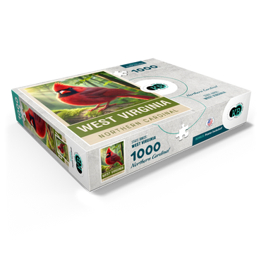 State Birds Series: West Virginia, Northern Cardinal 1000 Jigsaw Puzzle box view1