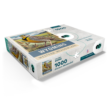 State Birds Series: Wyoming, Western Meadowlark 1000 Jigsaw Puzzle box view1