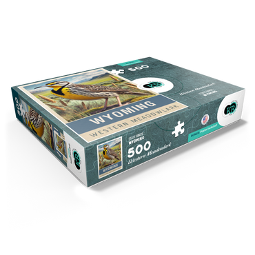 State Birds Series: Wyoming, Western Meadowlark 500 Jigsaw Puzzle box view1