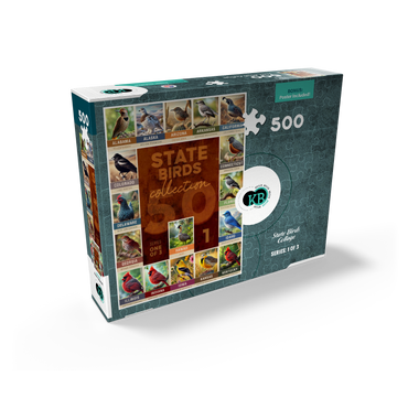 State Birds Series: 50 State Birds Collage, Part 1 of 3 500 Jigsaw Puzzle box view2