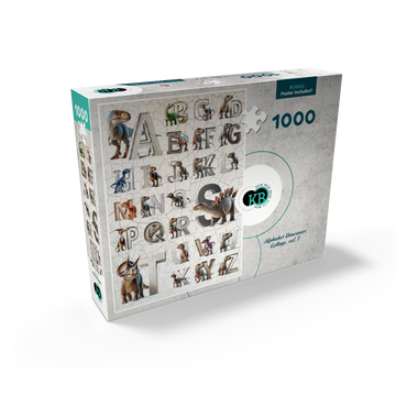 Illustration Collage: Dinosaur Alphabet, vol.1 1000 Jigsaw Puzzle box view2