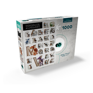 Illustration Collage: Dinosaur Alphabet, vol.2 1000 Jigsaw Puzzle box view2