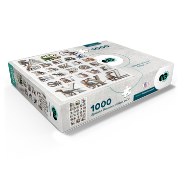 Illustration Collage: Dinosaur Alphabet, vol.4 1000 Jigsaw Puzzle box view1