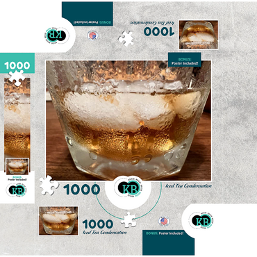 Macro Photography: Condensation, Iced Tea 1000 Jigsaw Puzzle box 3D Modell