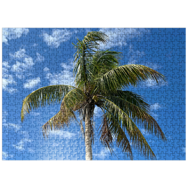 puzzleplate Nature Photography: Palm Skies, Florida, USA 500 Jigsaw Puzzle