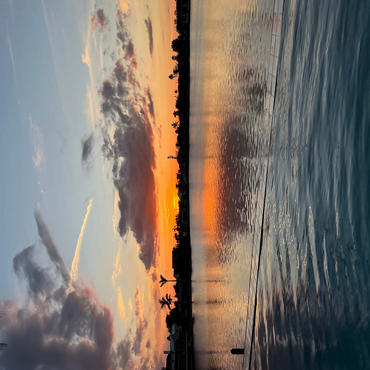 Nature Photography: Infinity Pool Sunset, Florida, USA 500 Jigsaw Puzzle 3D Modell