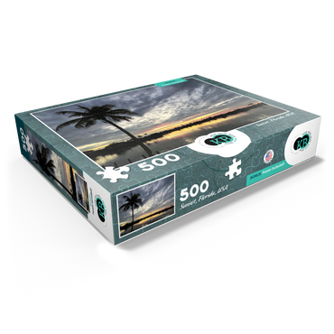 Nature Photography: Sunset, Florida, USA 500 Jigsaw Puzzle box view1