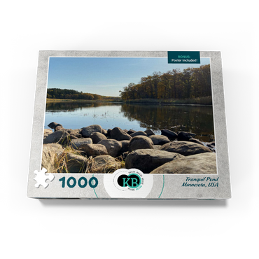 Nature Photography: Tranquil Pond, Minnesota, USA 1000 Jigsaw Puzzle box view3