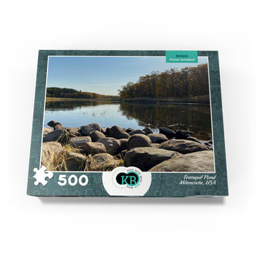 Nature Photography: Tranquil Pond, Minnesota, USA 500 Jigsaw Puzzle box view3