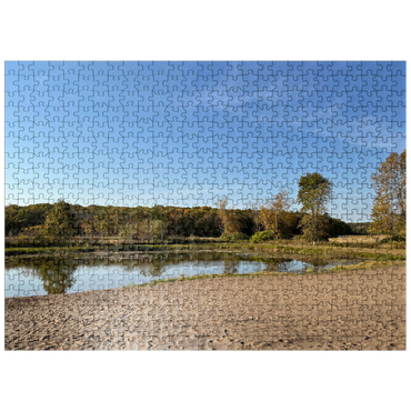puzzleplate Nature Photography: Scenic Pond, Minnesota, USA 500 Jigsaw Puzzle