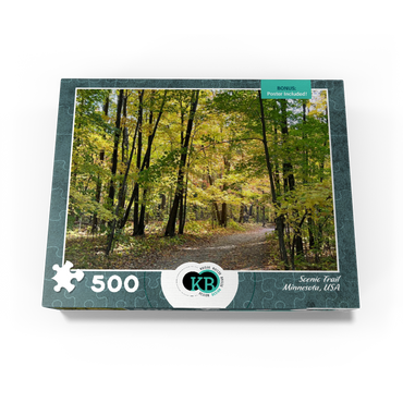 Nature Photography: Scenic Trail, Minnesota, USA 500 Jigsaw Puzzle box view3