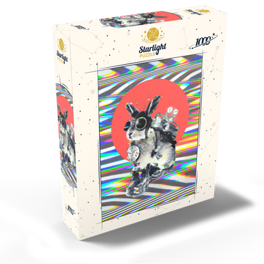 Steampunk Bunny with Psychedelic Vibes 1000 Jigsaw Puzzle box view2