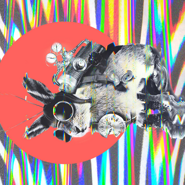 Steampunk Bunny with Psychedelic Vibes 500 Jigsaw Puzzle 3D Modell