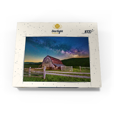 Rustic Barn Under the Milky Way 1000 Jigsaw Puzzle box view3