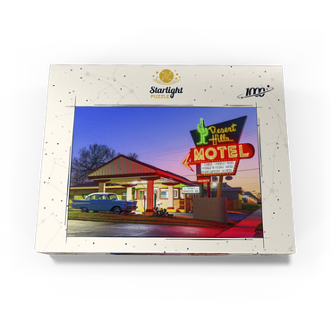 Desert Hills Motel - Classic Route 66 Neon Nostalgia 1000 Jigsaw Puzzle box view3