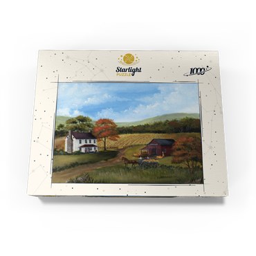 Autumn Farmhouse with Pumpkin Patch 1000 Jigsaw Puzzle box view3