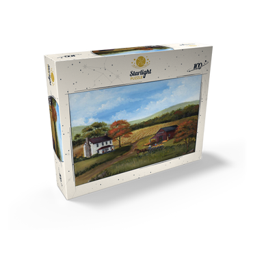 Autumn Farmhouse with Pumpkin Patch 100 Jigsaw Puzzle box view2