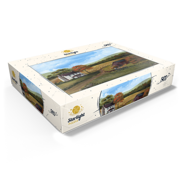 Autumn Farmhouse with Pumpkin Patch 500 Jigsaw Puzzle box view1