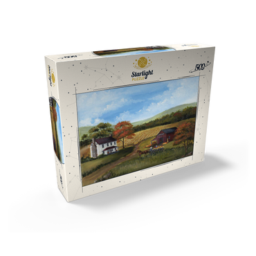 Autumn Farmhouse with Pumpkin Patch 500 Jigsaw Puzzle box view2