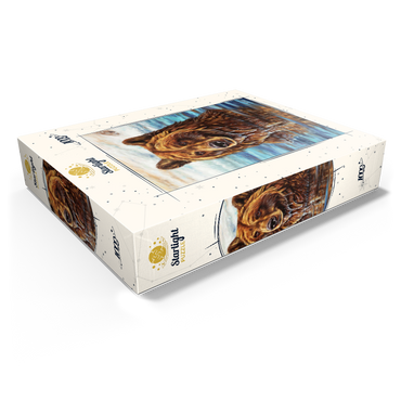 Grizzly Bear Emerging from Water 1000 Jigsaw Puzzle box view1