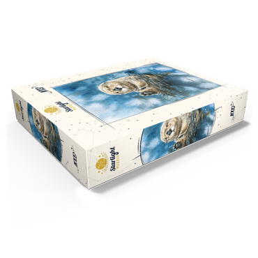Charming Sea Otter in Watercolor Art 1000 Jigsaw Puzzle box view1