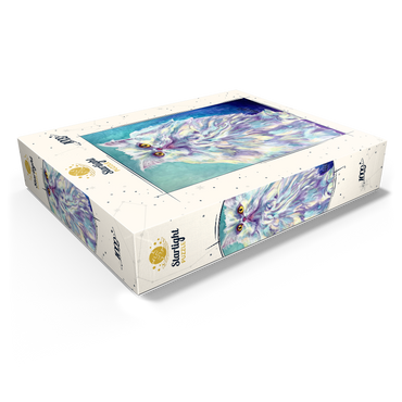 Colorful Persian Cat with Golden Eyes 1000 Jigsaw Puzzle box view1