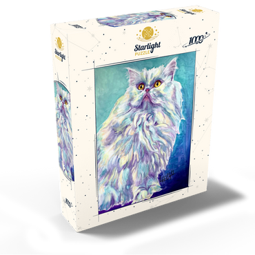 Colorful Persian Cat with Golden Eyes 1000 Jigsaw Puzzle box view2