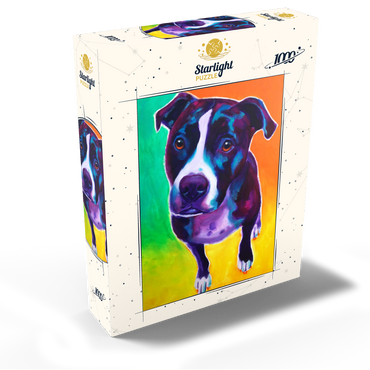 Vibrant Pit Bull with Expressive Eyes 1000 Jigsaw Puzzle box view2
