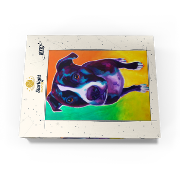 Vibrant Pit Bull with Expressive Eyes 1000 Jigsaw Puzzle box view3