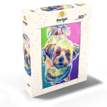 Colorful Shih Tzu with Playful Expression 500 Jigsaw Puzzle box view2