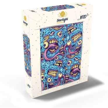 Surreal Monster Faces with Tentacles 1000 Jigsaw Puzzle box view2
