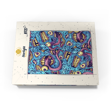 Surreal Monster Faces with Tentacles 1000 Jigsaw Puzzle box view3