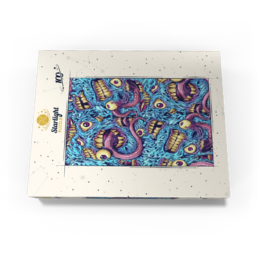 Surreal Monster Faces with Tentacles 100 Jigsaw Puzzle box view3