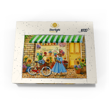Title: Whimsical Bunny at the Flower Shop 1000 Jigsaw Puzzle box view3